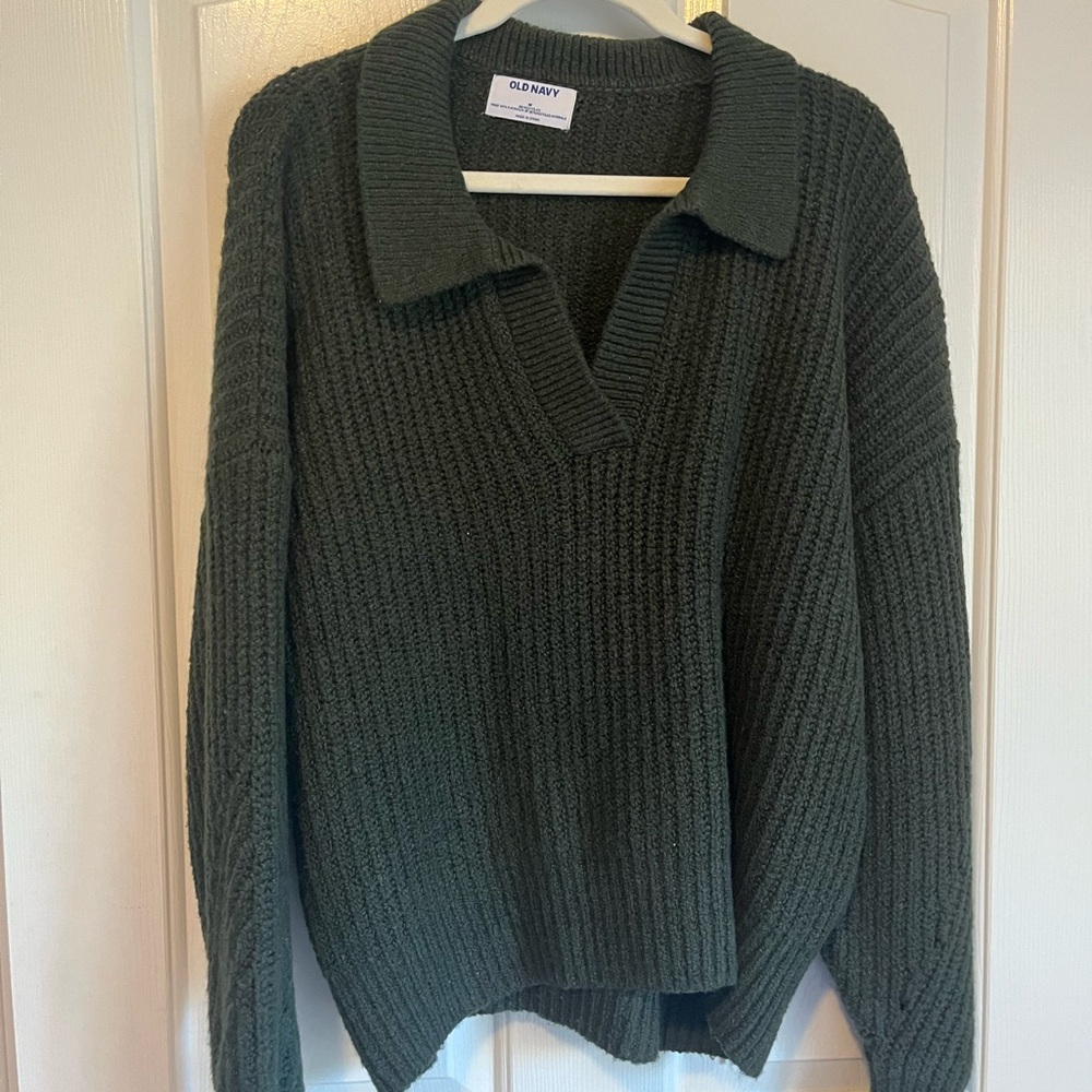 Old Navy polo collar sweater